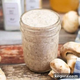 Thick and Creamy Homemade Mushroom Soup 9 Cream of Mushroom Soup in a jar