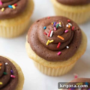 close up shot of gluten-free cupcakes