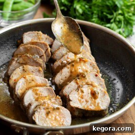 2 Pork Tenderloins sliced in a skillet