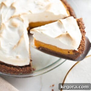 sweet potato pie slice being served with pie server