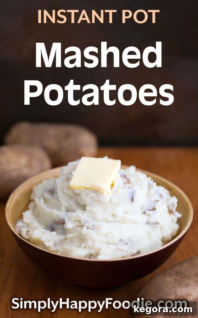 Pressure Cooker Perfect Mash 3 Instant Pot Mashed Potatoes