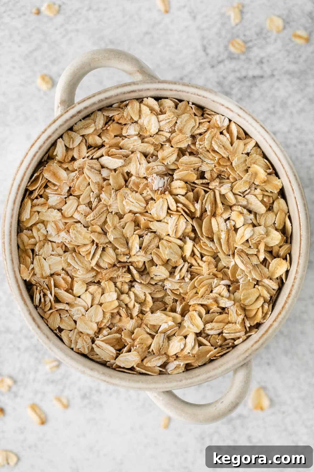 Oats in a bowl