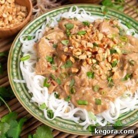 Crockpot Thai Peanut Chicken