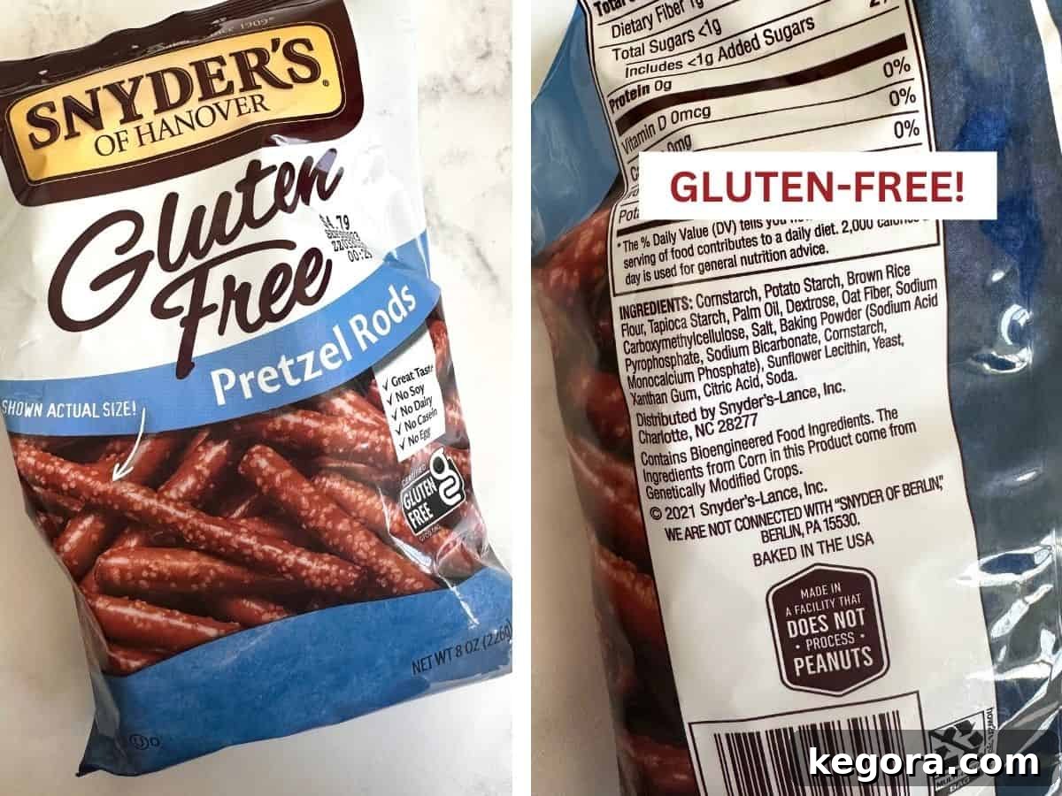 Variety of gluten-free pretzels, including twists and sticks, arranged for a snack time photo.