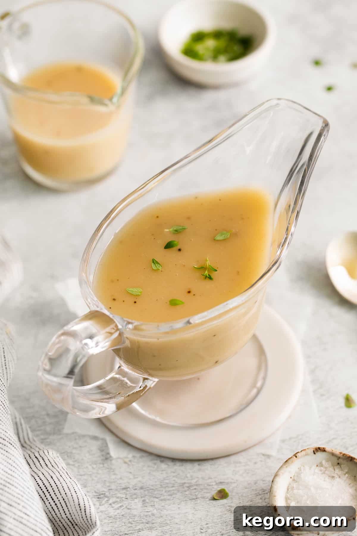 Gluten-Free Chicken Broth Explained 3 Gravy in a gravy boat