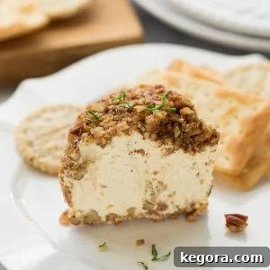 Ultra-Creamy Dairy-Free, Gluten-Free Cheeseball (Vegan!)