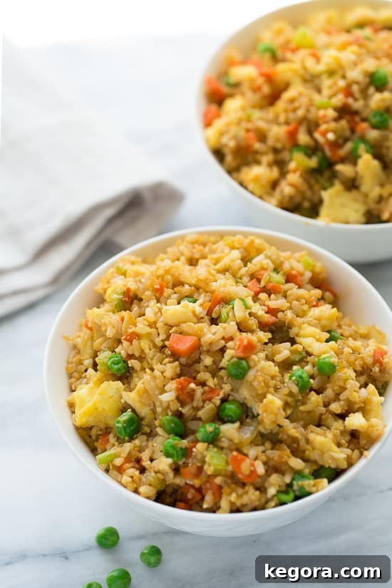 50/50 Cauliflower and Brown Rice Fried Rice Gluten Free 2 Delicious 50/50 Cauli-Brown Rice Fried Rice, an easy recipe blending half cooked brown rice and half cauliflower rice for a healthy, kid-friendly meal.