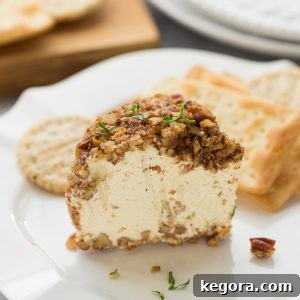 The Ultimate Vegan Party Cheeseball 5 Circular image of the Vegan Party Cheeseball