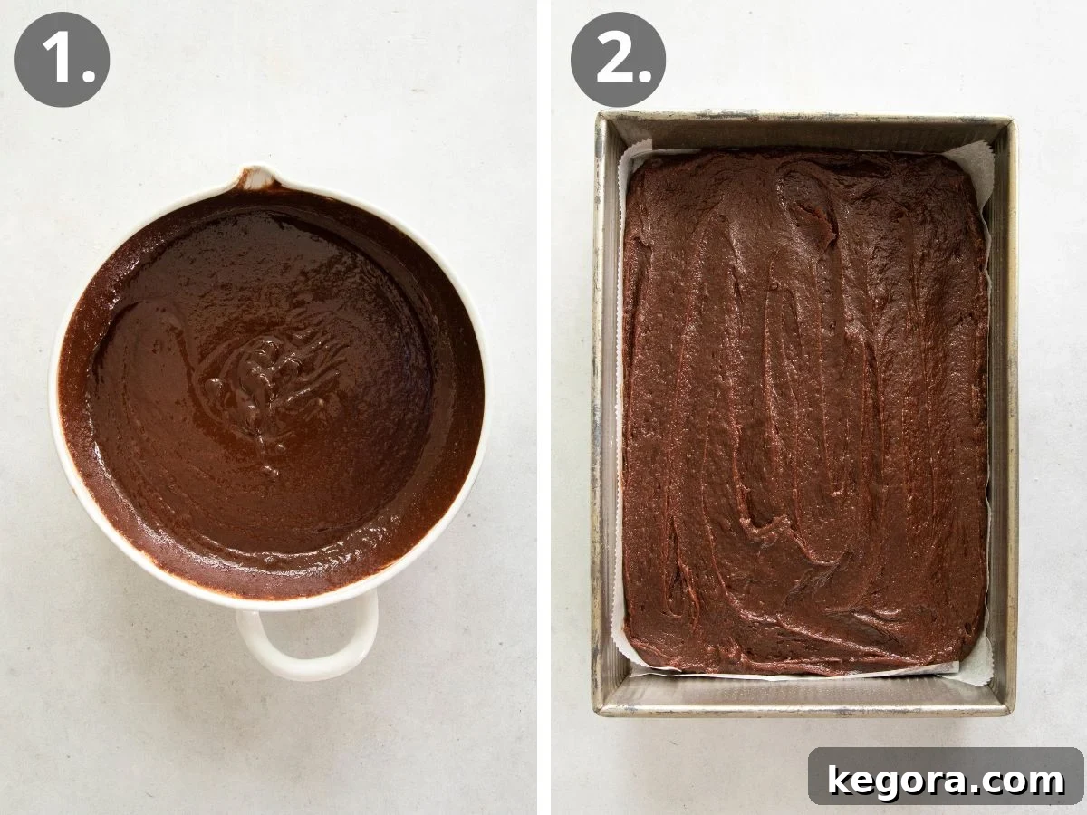 Delicious Gluten-Free Brownies for Birthday Celebrations 5 Steps to make the brownie batter and bake it.