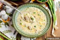 Hearty Potato, Leek and Sausage Soup