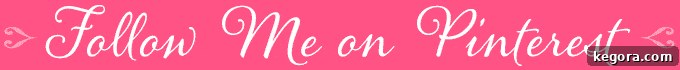 pink rectangle with words follow me on Pinterest